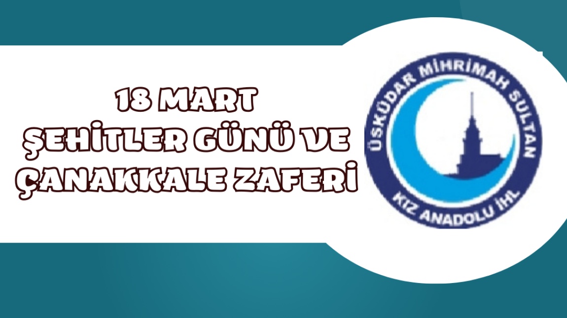 18 MART ŞEHİTLER GÜNÜ VE ÇANAKKALE ZAFERİ ANISINA TÖREN DÜZENLENDİ